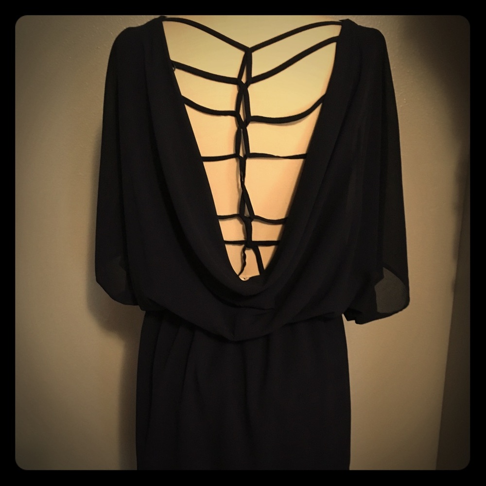Dina be navy blue loose dress